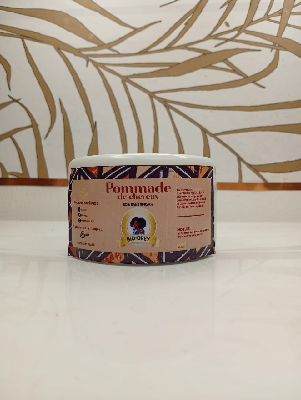 POMMADE DE CHEVEUX - Soin sans rinçage (200 ml)
